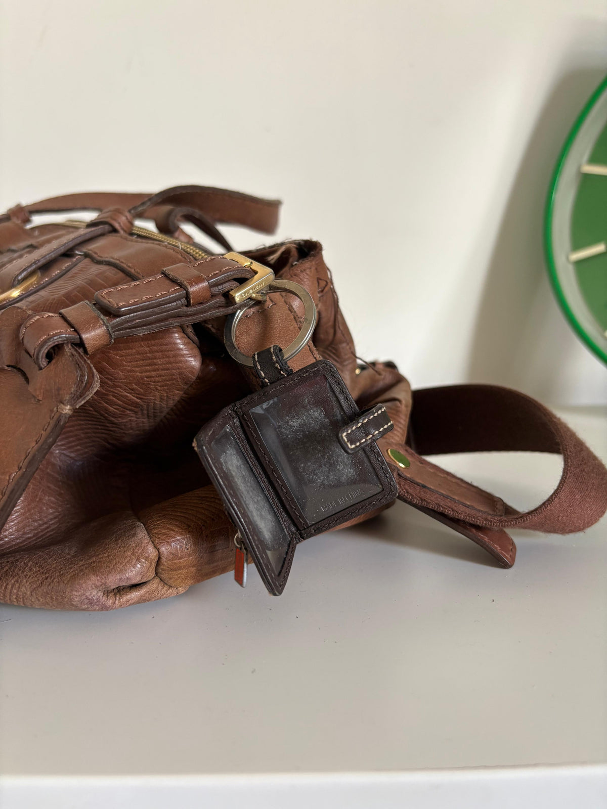 Coach mini photo charm