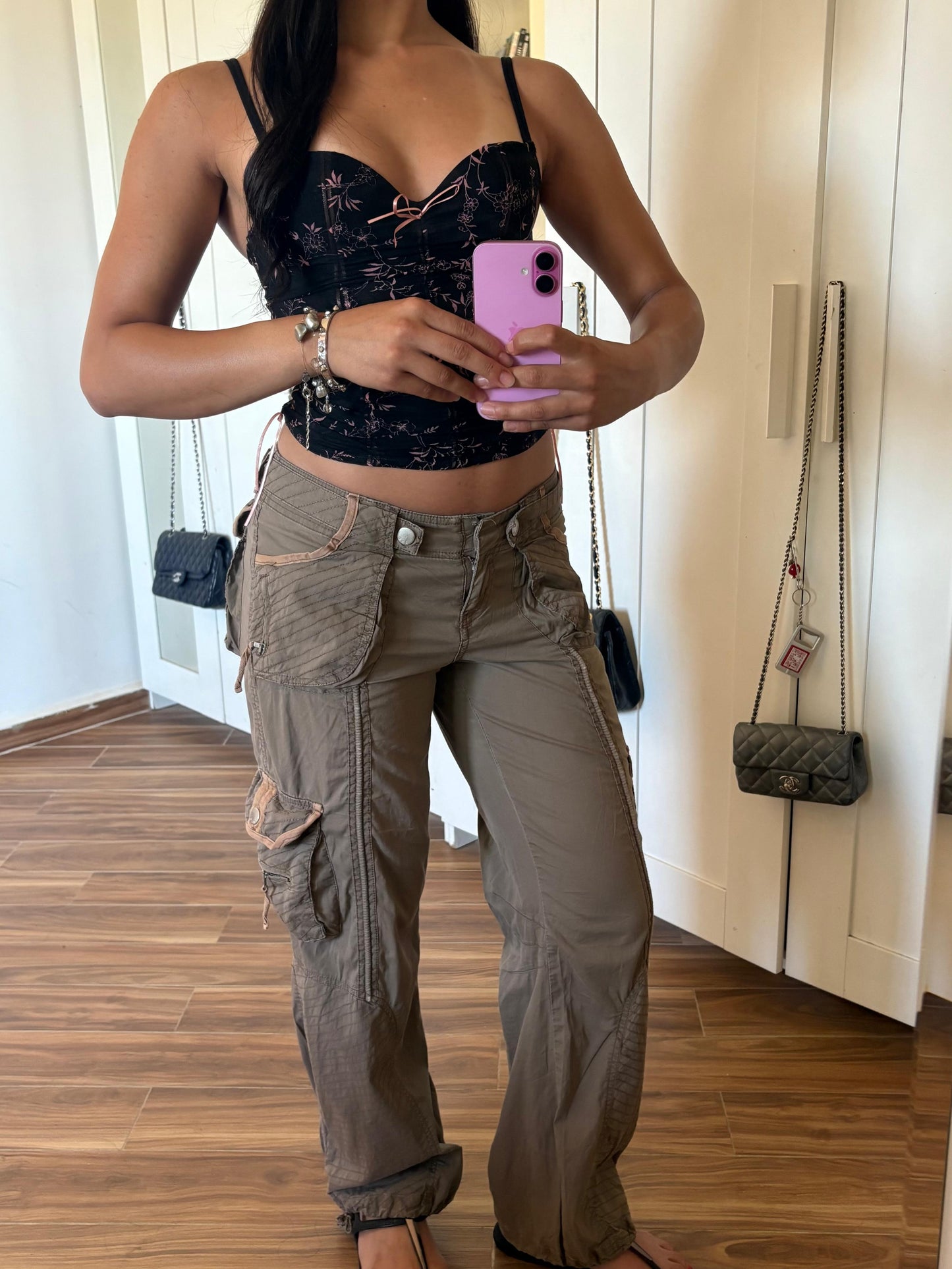 Cargo low rise 2000s pants