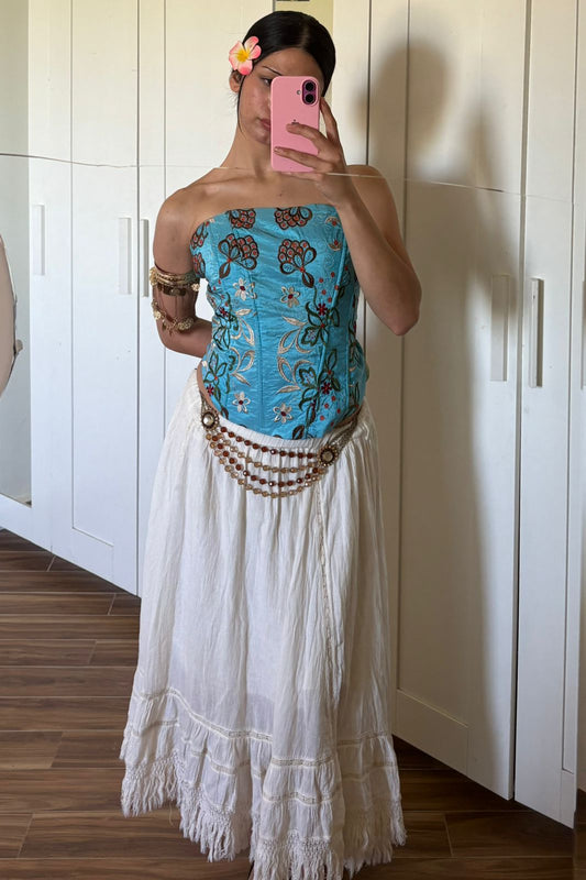 Boho cotton skirt