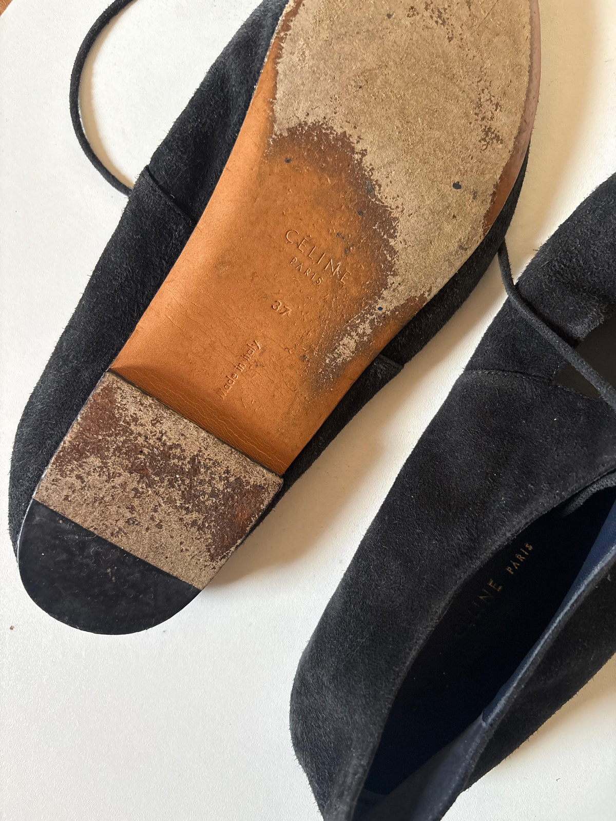 Celine suede flats