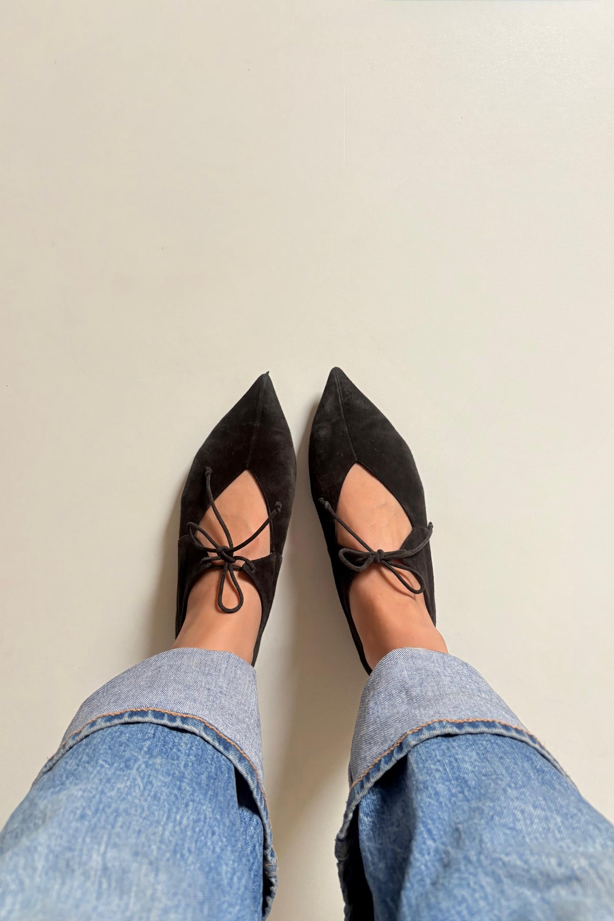 Celine suede flats