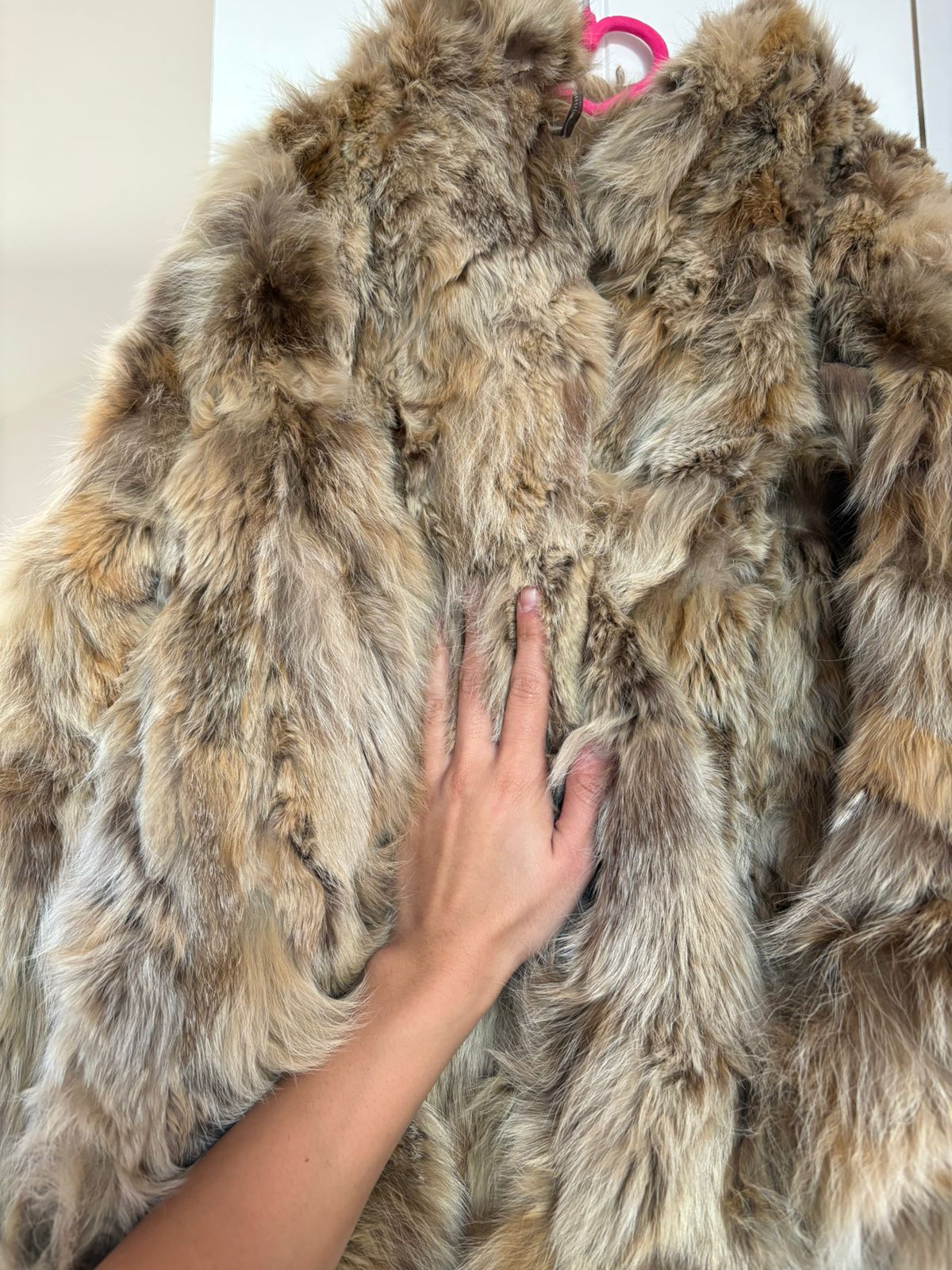 Mini fur coat