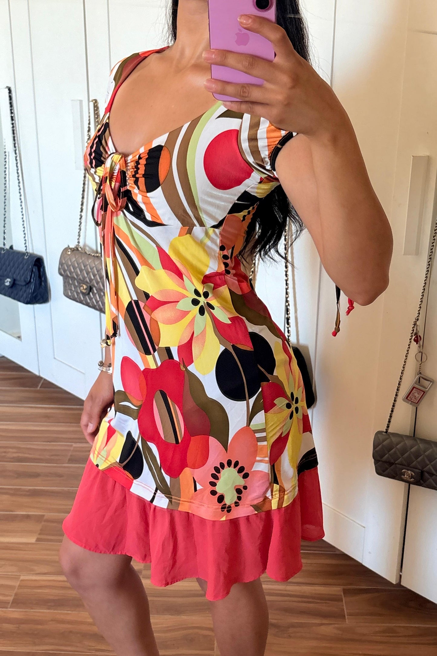 Floral 2000s dress