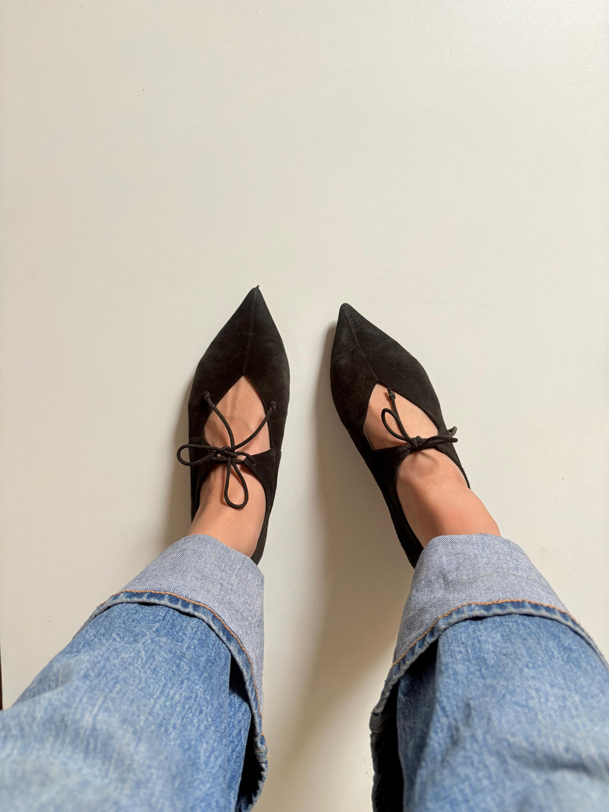 Celine suede flats
