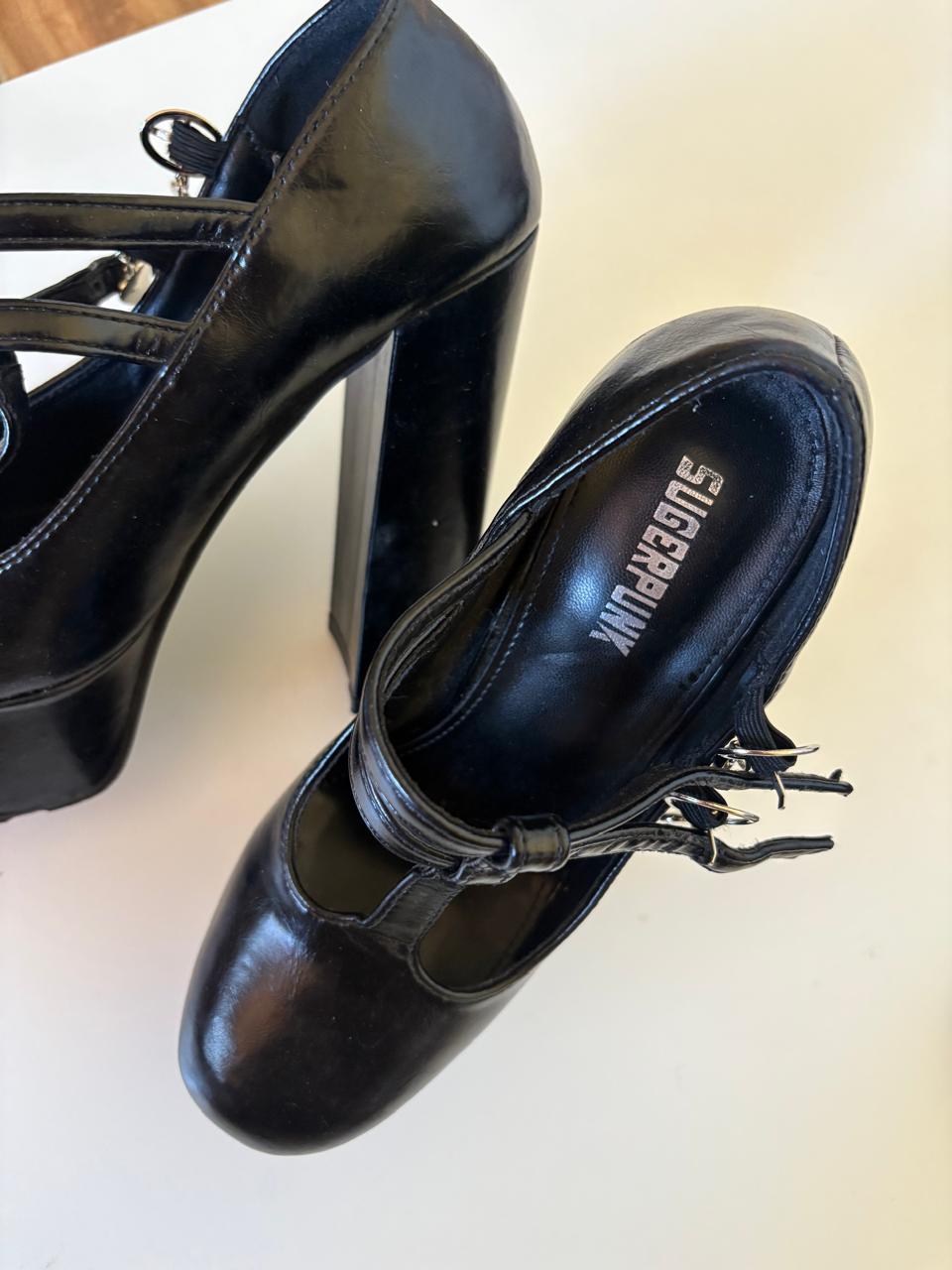 Sugarpunk chunky mary jane heels