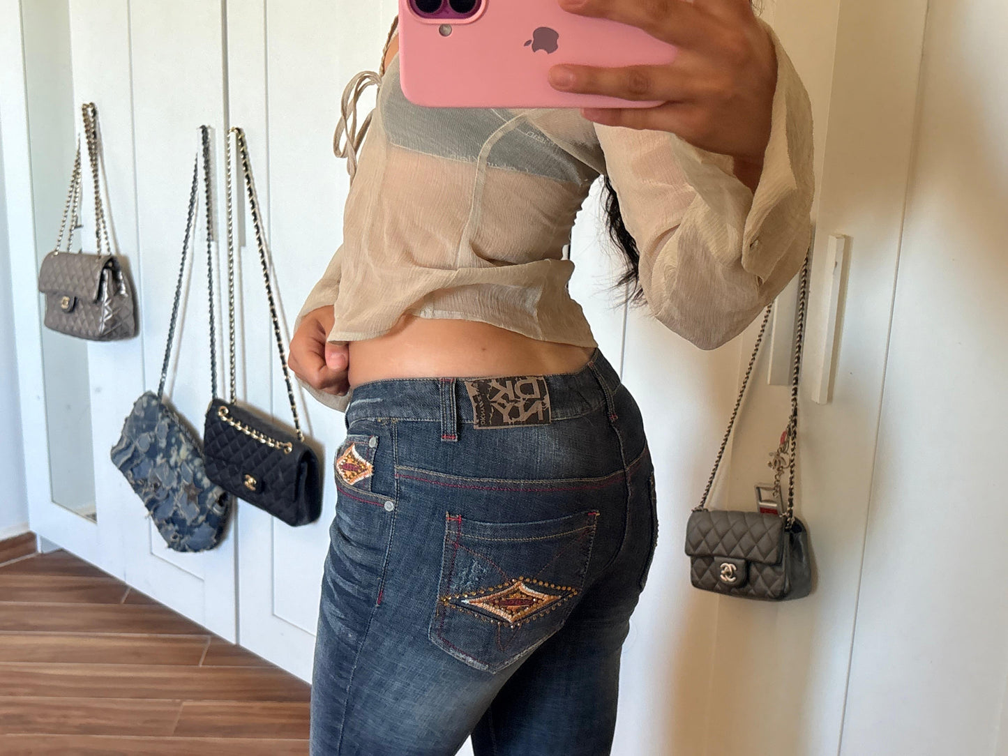 Dkny 2000s low rise jeans