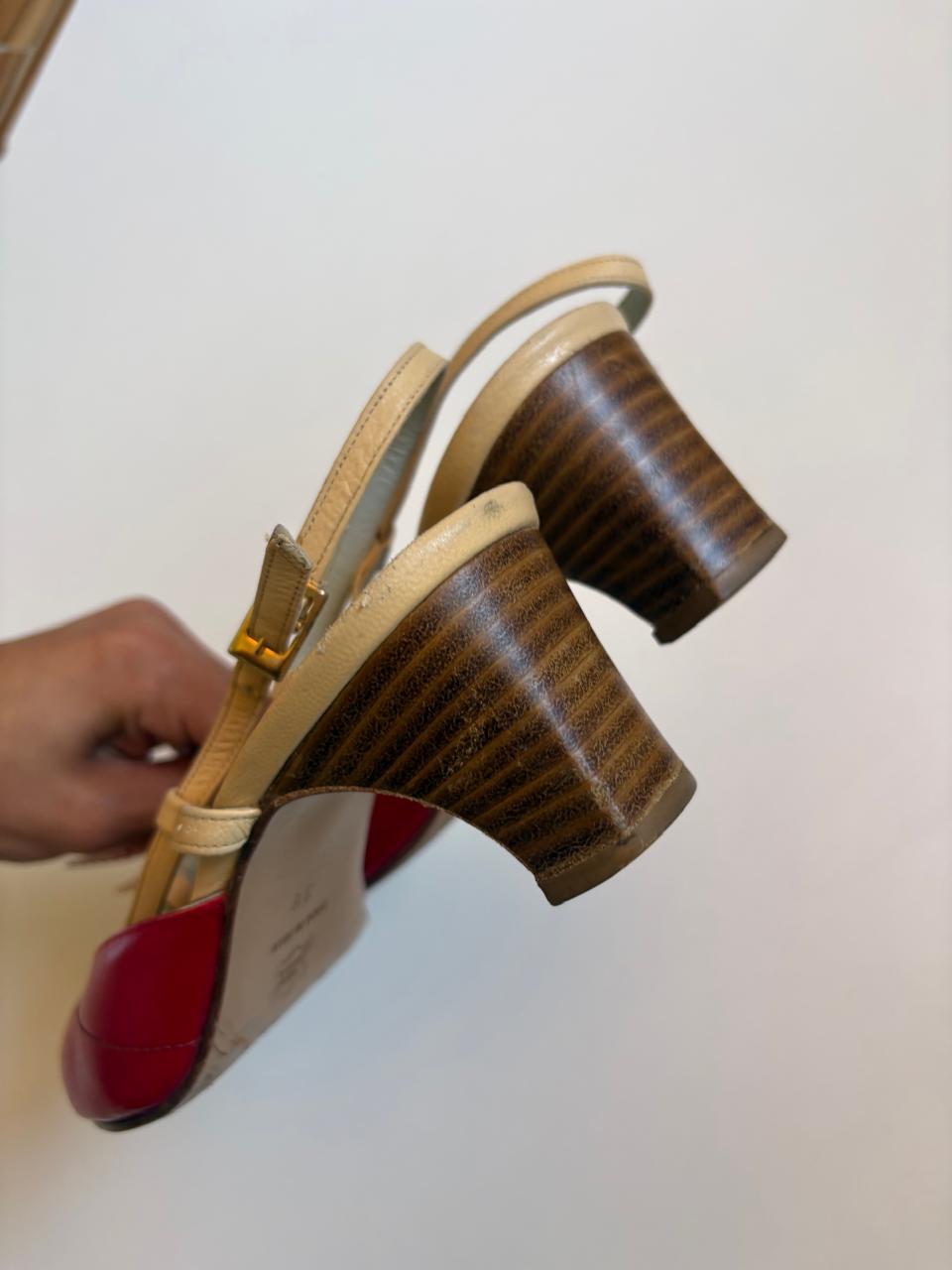 Vintage Pasqualina slingback pumps